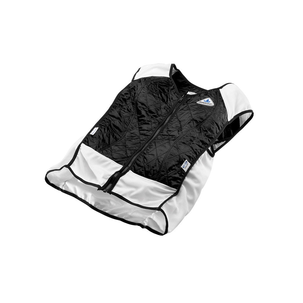 Hybrid cooling sport vest - black